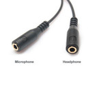 Headset Adapter Y Splitter 3 5mm Jack Cable Ps4 Xbox One Mic Audio Headphone 6 
