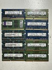 Lot 10 Mixed Brands speeds 4gb Pc3 pc3l-10600 12800 Ddr3 Laptop Ram Memory -40gb