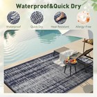  Outdoor Rug Waterproof 5x8 Ft Outdoor Carpet Patio Rug Mat Reversible Rv 