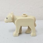 Lego City Town   Castle Minifigure Tan Calf Cow Animal 1568for Farm   Barn