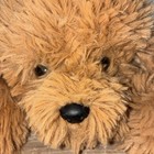 Fao Schwarz Lying Plush Puppy Dog Stuffed Animal 10    So Soft 2024