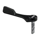  E 2161 Sliding Door Latch Lever  single Pack  1 Pack Black