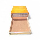 Vintage Dmc Wooden 3-drawer Embroidery Floss Thread Chest Cabinet 1990s