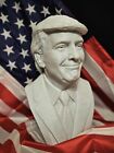 Yuge 12 Inch  Donald Trump Statue   Bust Stone Finish President Maga 2024 Usa