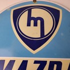 Vintage Mazda Porcelain Sign - Automobiles Mechanic Repair Shop Gas Pump Sign