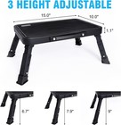 Step Stool Adjustable Folding Stools For Adults And Seniors Foldable Ladder