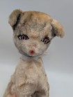 Vintage Siamese Cat Kitten Plush Carnival Style 14 Inch Pink Eyes Stuffed Animal