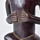 Baule Seated Wood Figure C  te D ivoire