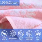 Kids Hooded Bath Towel Turkish Cotton Soft Absorbent Pool Beach Pink Daisy