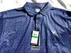 Nwt Callaway Opti Dry Golf Polo  Men s L  Xl  Xxl  Navy Blue  With Pattern   80