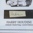 Harry Houdini Handwritten Word Cut From A Autograph Letter Signed Beckett Bas