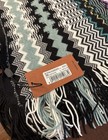 Missoni Scarf Beanie Hat Set Signature Chevron Zigzag Pattern Wool Italy Nwt