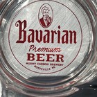 Vintage   Bavarian Premium Beer Mount Carbon Brewery Pottsville Pa Glass Ashtray