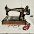 Gorgeous 1924 Singer Hand Crank Sewing Machine 127 Sphinx Fully Tested Sews A  