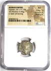 Hadrian Ar Denarius  Roman Coin 117-138 Ad - Ngc Au   Fine Style   5 5 Strike 