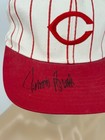 Cincinnati Reds Johnny Bench Autographed Signed White Red Baseball Hat Cap