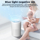 Home Hepa Air Purifier Large Room Air Cleaner For Allergies Smoke Mold Odor Dust