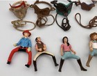 Schleich Horse Rider Girl Large Lot Tack Saddles Bridle People