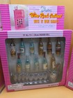 Gloria 2 Wine Rack Cabinet A   B Bottles Liquor Play Set Doll House Furniture