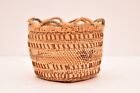 Atq Native American Indian Woven Basket Nootka Makah Northwest Coast 4 5  Vtg