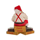Coca-cola Santa Sitting On Crates 9 
