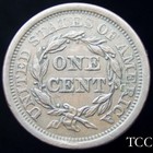 1843 Braided Hair Large Cent   Scarce Mature Head 1c Coin   Free Shipping   Tcc