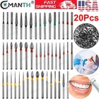161 Types Dental Fg Diamond Burs For High Speed Handpiece Friction Grip 20pcs