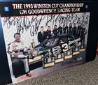 Dale Earnhardt  3 Hero Card  1993  - Winston Cup Championship Racing Team Signed