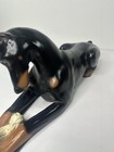 Vintage Universal Statuary Doberman Pinscher Dog Bone Statue Figurine 17  Read