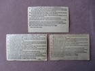Lot Of 3 Sport Salmon Validation Stub Licenses Fishing Stamps 1978 1981 1987 Wa