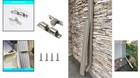 Zinc Alloy Downspout Extension Retention Clip - Easy Install Solution