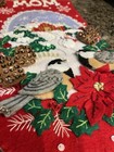 Finished Bucilla Chickadees Felt Sequin  Stocking 