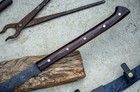 Custom Handmade High Carbon Steel Boar Hunting Spear With Leather Sheath