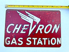 Texaco Sky Chief Su-preme Gasoline Vintage Tin Sign Oil   Gas Sign Metal Petrox