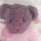 New Vtg Russ Purple Bear W Pink Sweater - Bear Berry - Bears From The Past Tags