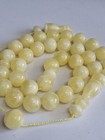       natural Baltic Amber Islamic Prayer 33 Beads Misbaha Tasbih Rosary 64g 14mm