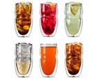 Ozeri Serfino Double Wall Thermal Insulated 16oz Glasses  sets Of 2  4  Or 6 