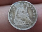 1858 P Seated Liberty Half Dime- Philadelphia  Vg fine Details