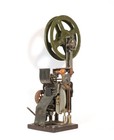 1910 Powers No  5 Hand Crank 35mm Movie Projector With Supply Arm   Reel   Works