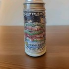 Vintage German Lidded Beer Stein Gerz Hand Painted Heidelberg Oktoberfest Decor