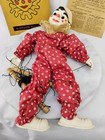Antique 1930s Clippo The Clown String Marionette Puppet Usa Effanbee 13    