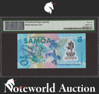 Samoa Comm  10 Tala 2019 P 45 Polymer Radar-rotator No  0888880 Unc Pmg 66 Epq