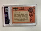 Vintage  1966 Topps Batman Rookie Rc Black Bat The Batman  1 Psa 4