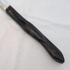 Cutco 1758 Table Serrated Steak Knife Brown Swirl Handle Usa Made