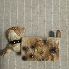 Vintage Ceramic Bulldog   Pups Planter Made In Japan