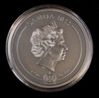 2022 Samoa The Vikings Longship Antiqued 1 2 Oz  999 Silver Coin