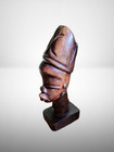 Vintage Hand Carved African Ebony Wood Sculpture