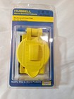 Hubbell Hbl77cm74wo   1  50a Receptacle  Yellow  Weatherproof Box Cover  1 Pc