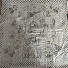 2 Antique Pictorial 1887 Queen Victoria Golden Jubilee Commemorative Linen Cloth