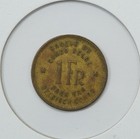 1944 Belgian Congo 1 Franc   3 